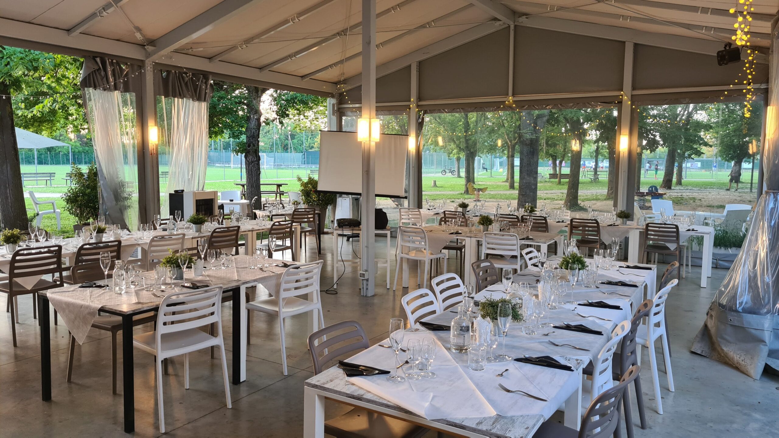 La sala del ristorante Terzo Tempo dopo il rebranding