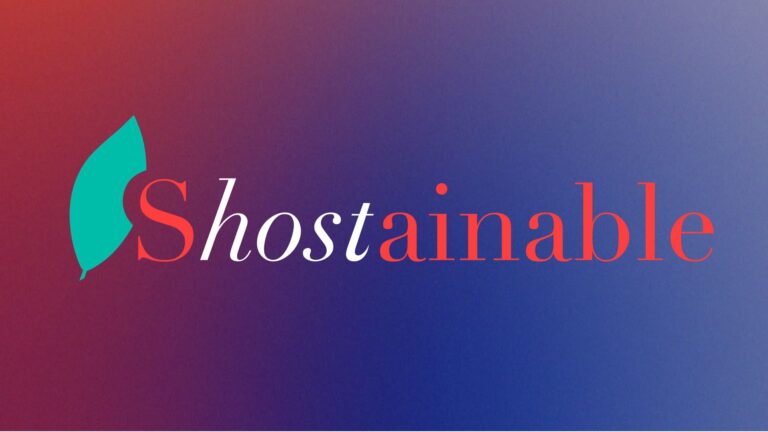 Logo Shostainable, programma di sostenibilità per l'Horeca
