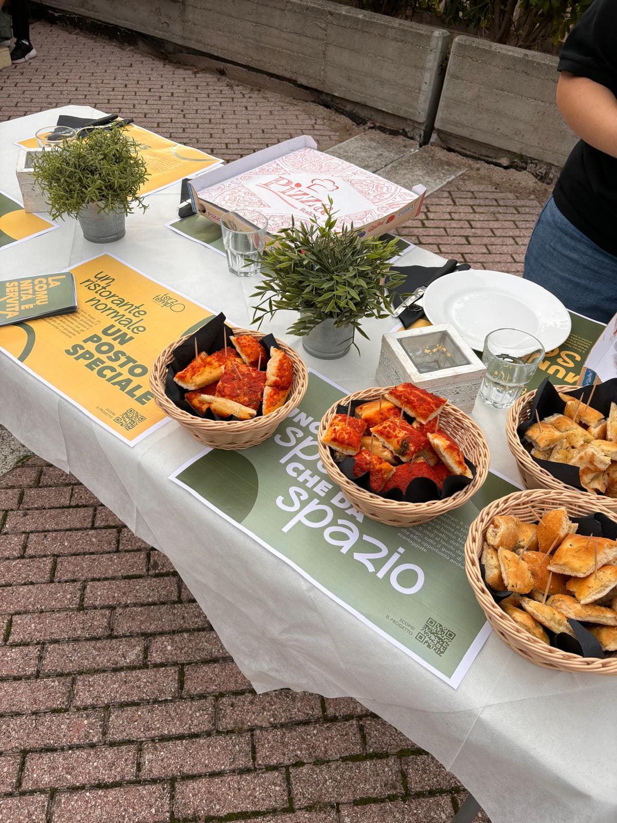 Il finger food del pre-evento di lancio