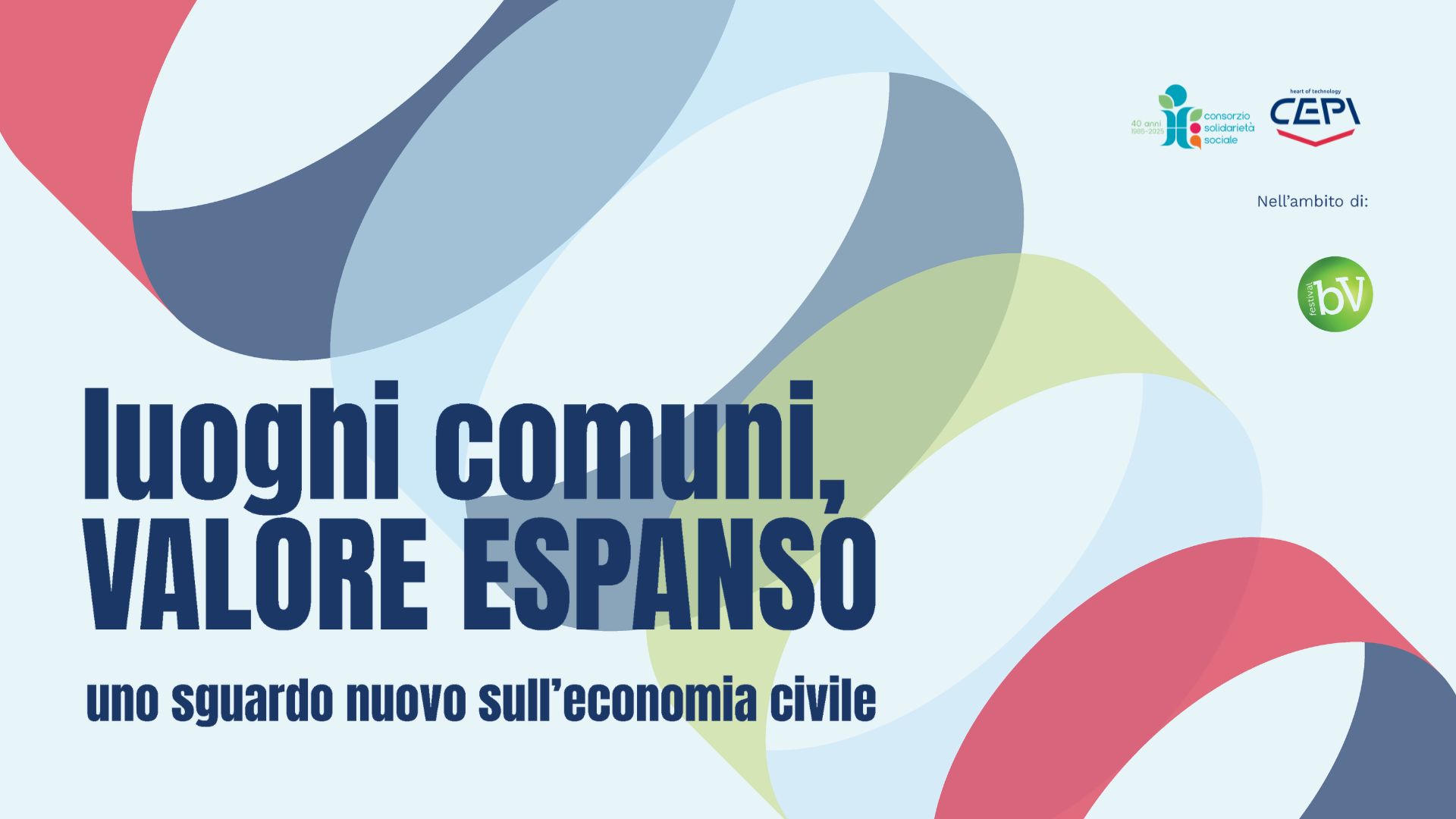 Grafica della tavola rotonda Luoghi comuni, valore espanso sull'economia civile